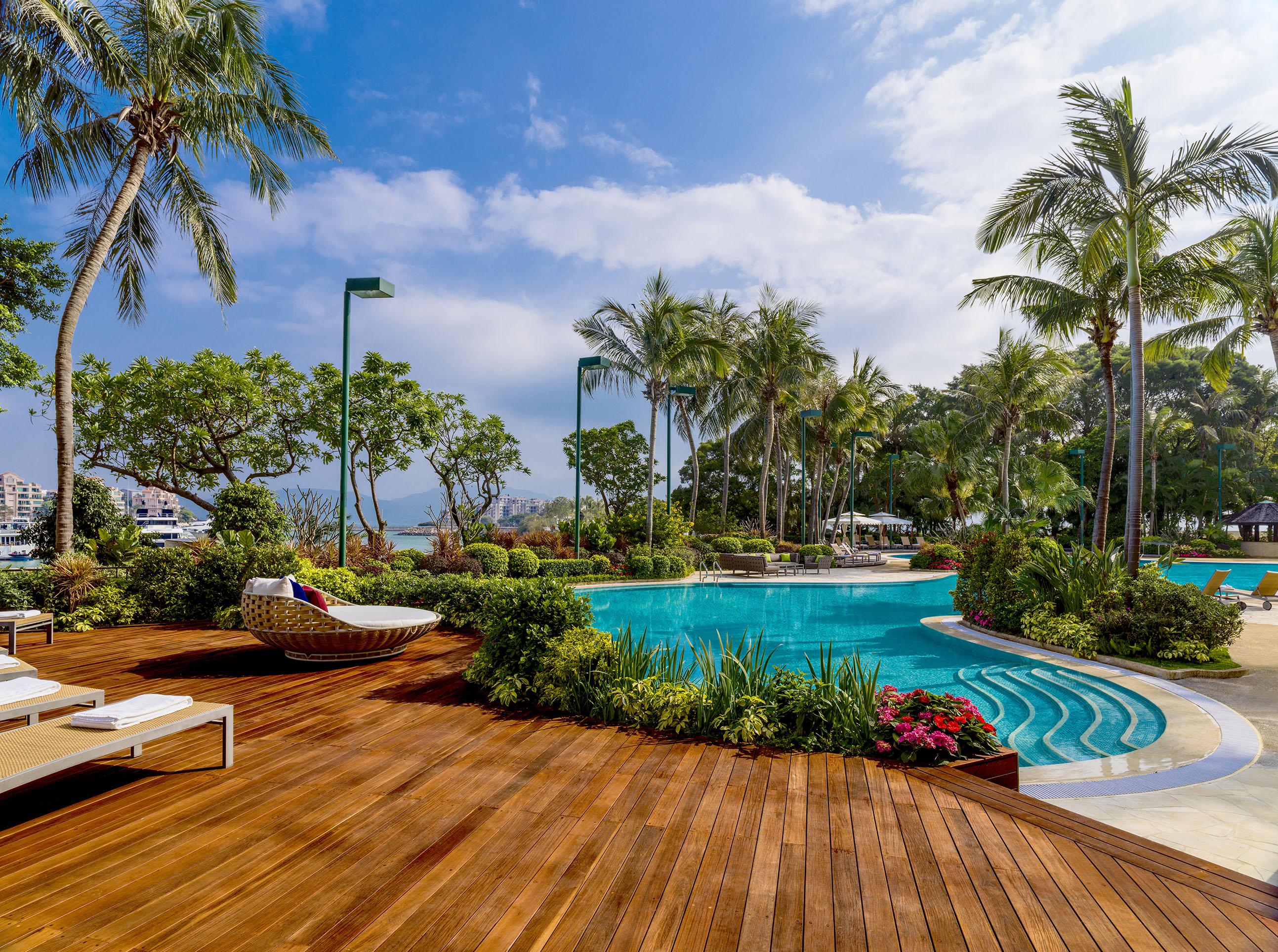 홍콩 골드 코스트 호텔 외부 사진 The pool at the InterContinental Changi